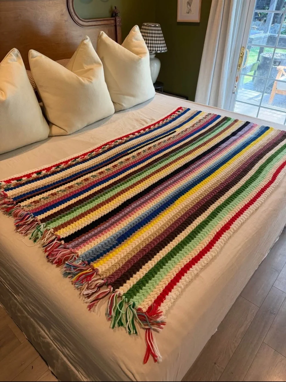Vintage Crocheted Afghan